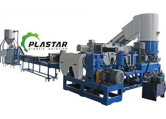 ポストの消費者フィルムのポリエチレン プラスチック ペレタイジングを施すリサイクル機械1000kg/H